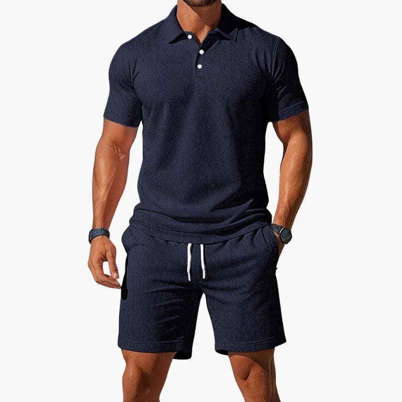 Harrison | Men's Classic Summer Polo Set | Two-Piece