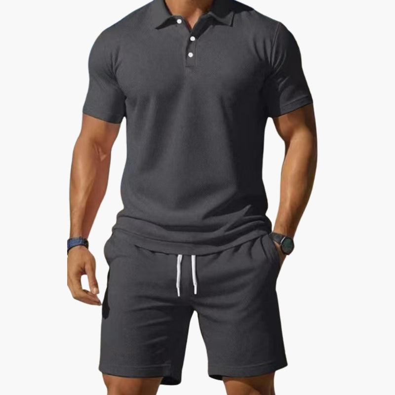 Harrison | Men's Classic Summer Polo Set | Two-Piece