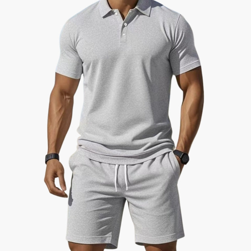 Harrison | Men's Classic Summer Polo Set | Two-Piece
