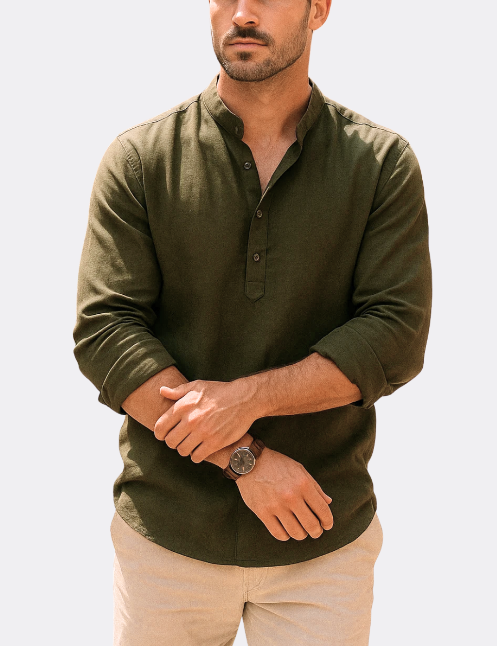 Adrian's Relaxed Linen Shirt for Lightweight Comfort