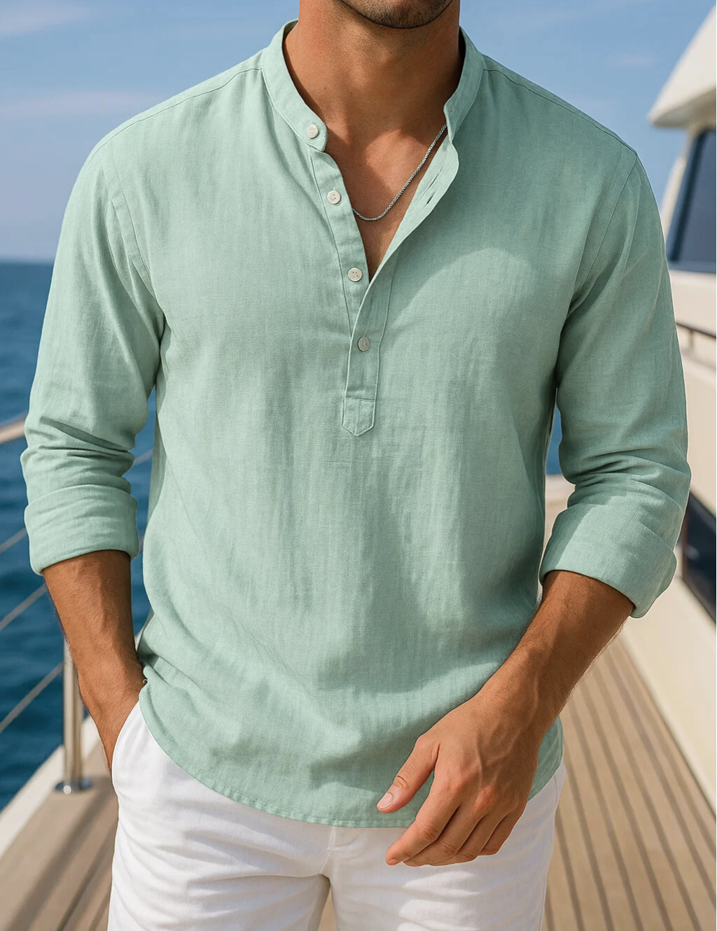 Adrian's Relaxed Linen Shirt for Lightweight Comfort