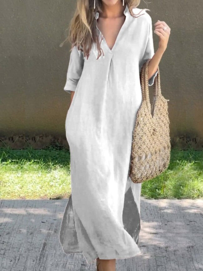 Alani | Women’s Summer Shirt Dress | Maxi