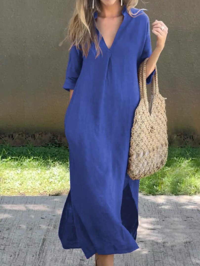 Alani | Women’s Summer Shirt Dress | Maxi