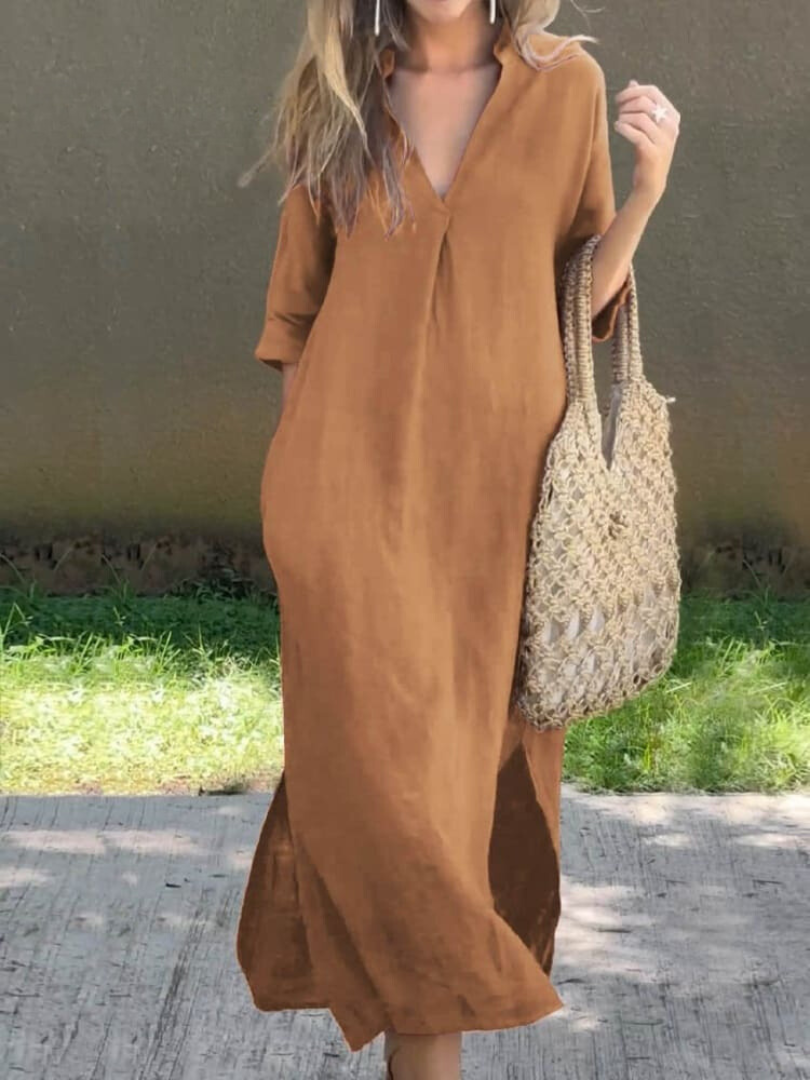 Alani | Women’s Summer Shirt Dress | Maxi