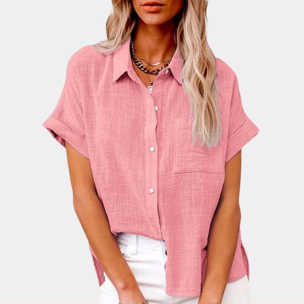 Amelie | Women's Summer Short Sleeve Casual Shirt