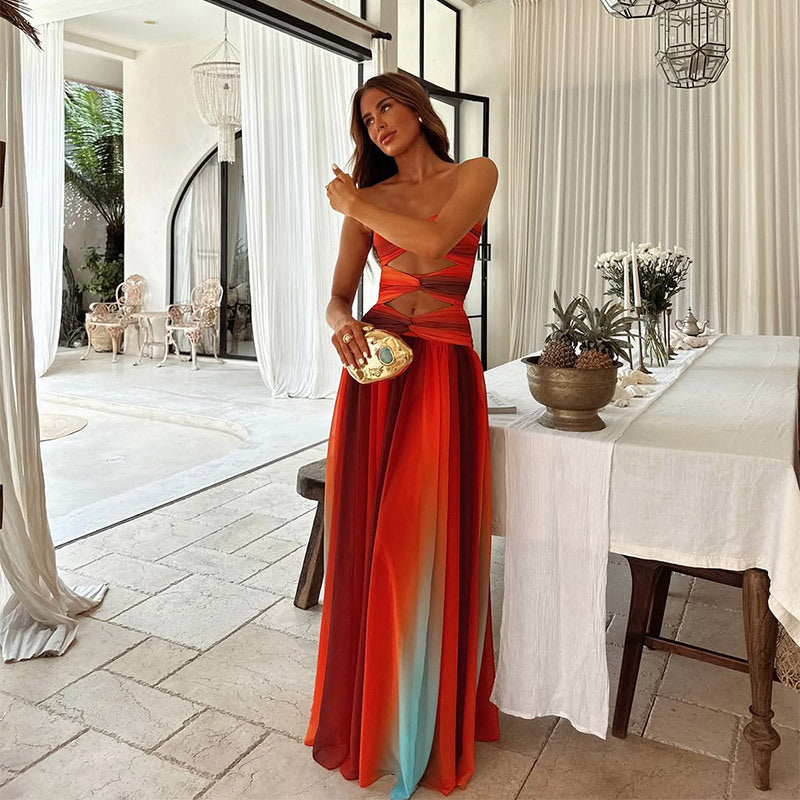Andrea | Women's Wrap Evening Dress | Maxi