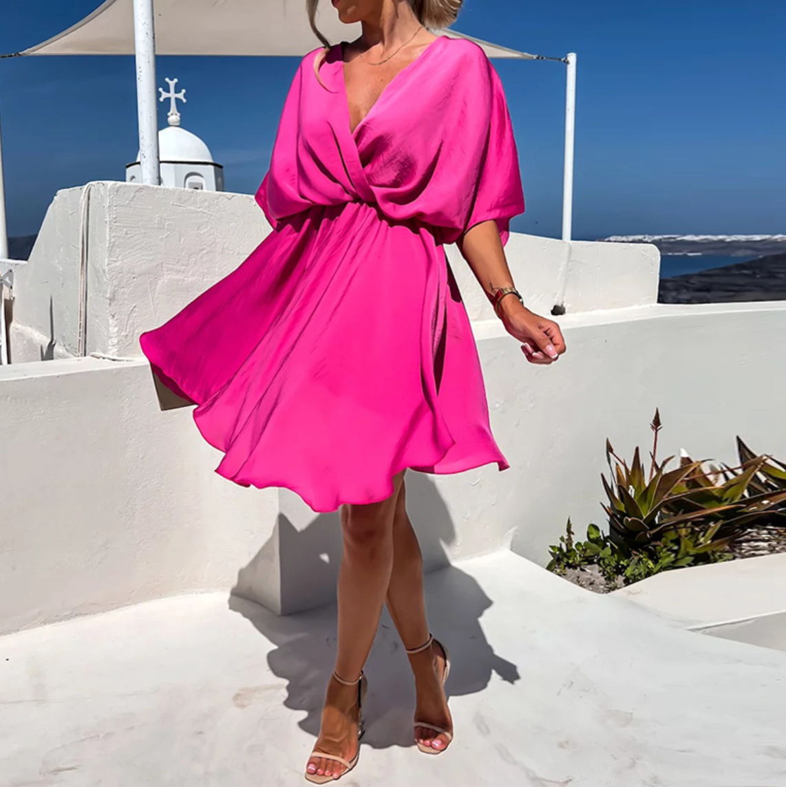 Andy | Women's Wrap Summer Dress | Mini