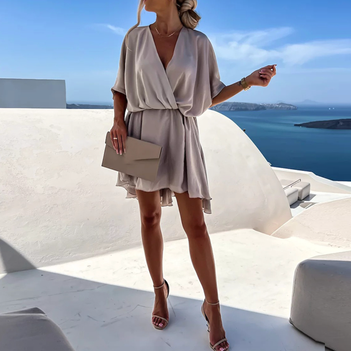 Andy | Women's Wrap Summer Dress | Mini