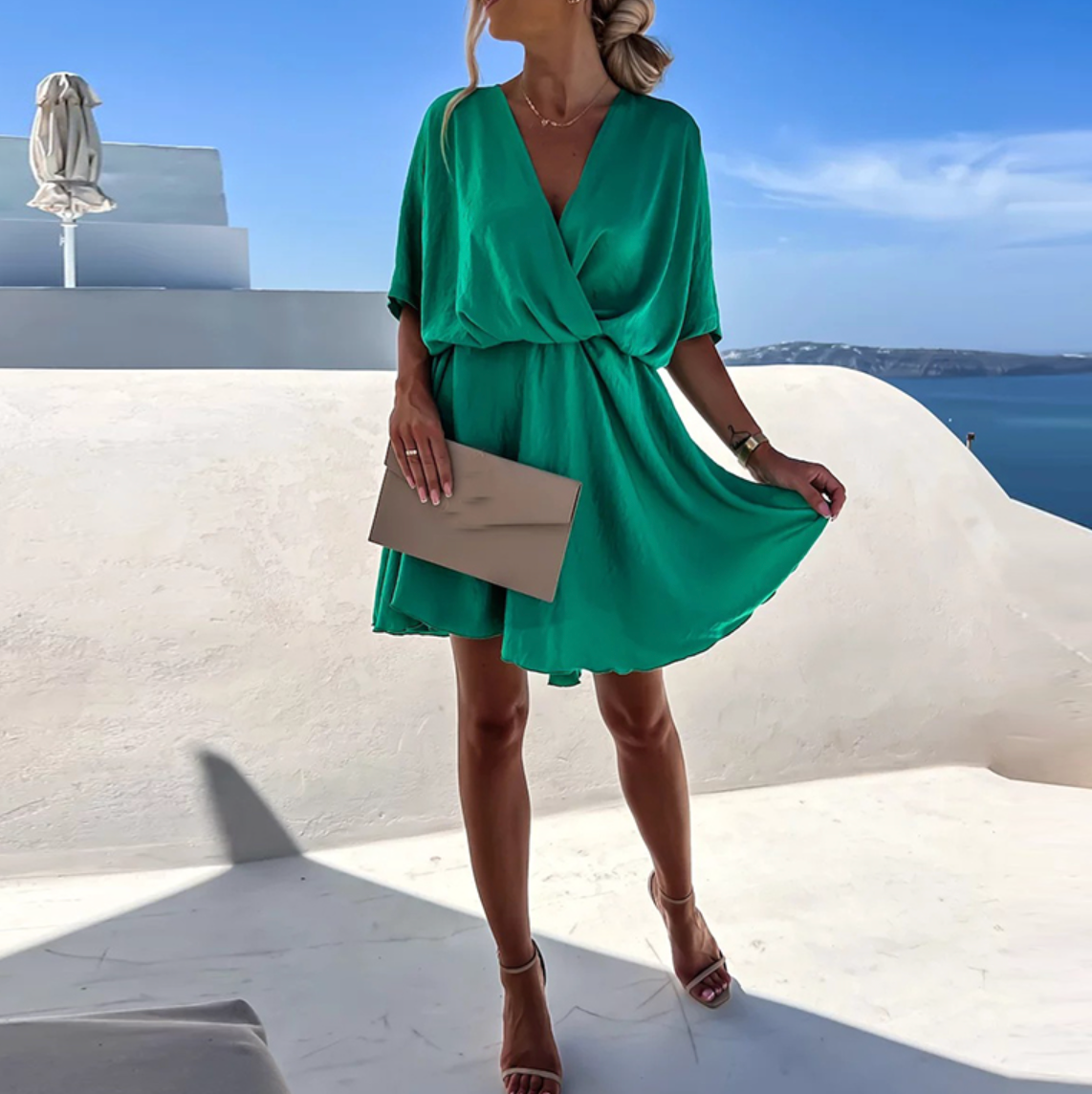 Andy | Women's Wrap Summer Dress | Mini
