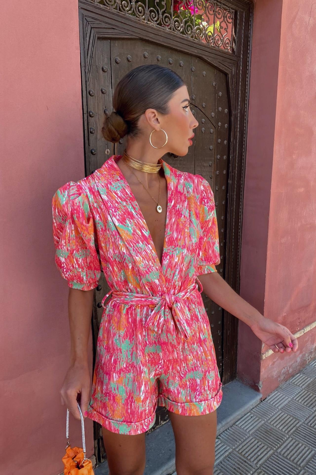 Aneira's Contemporary Tailored Playsuit with Flattering Fit and Versatile Style