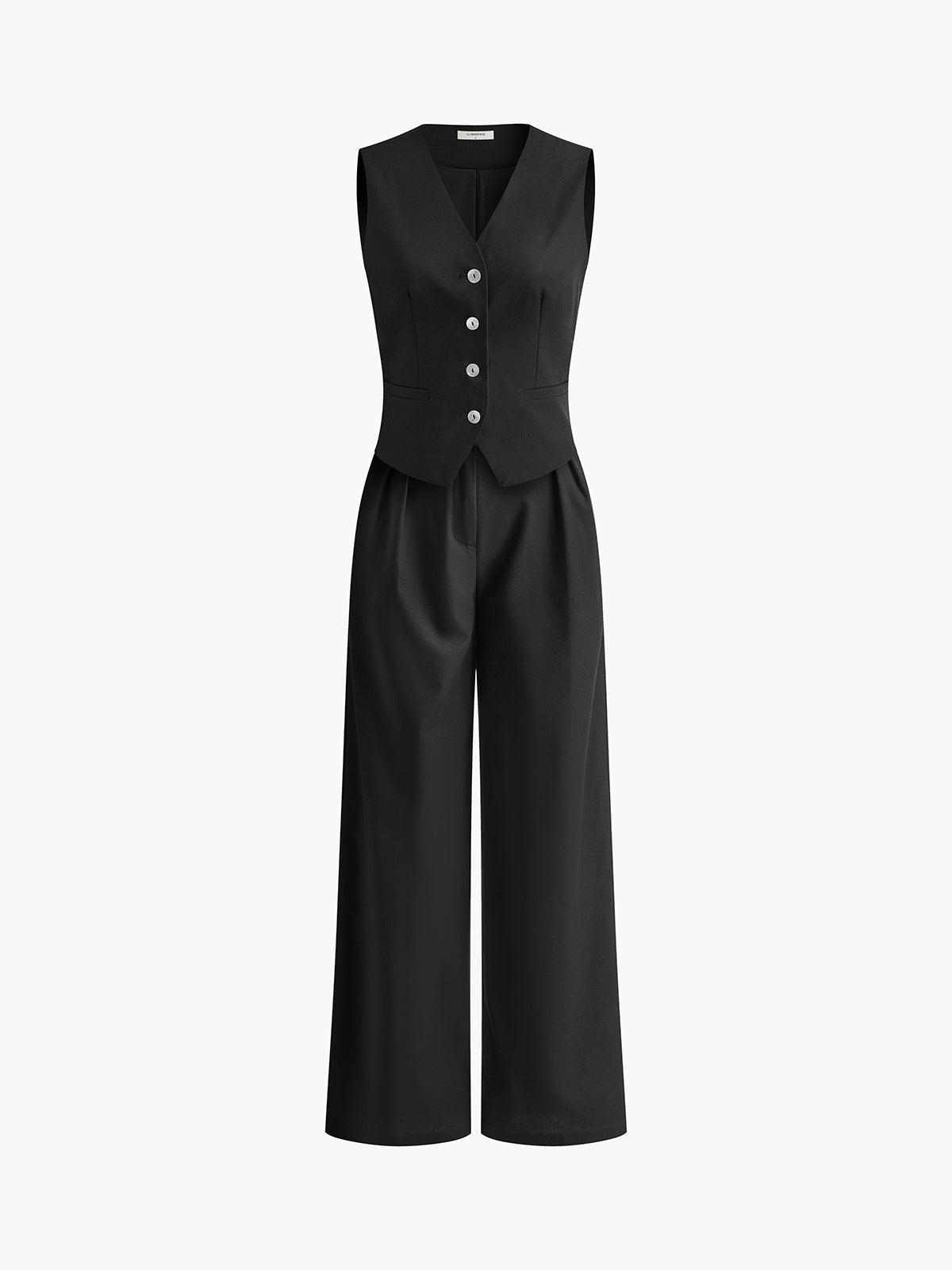 Annika's Elegant Trouser Set with Regular Fit