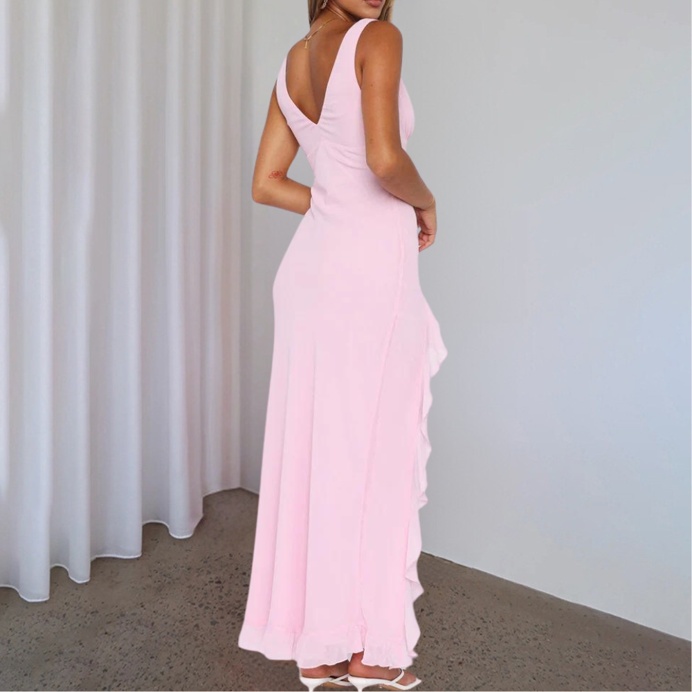 Arianne | Women's Ruffle Party Dress | Maxi