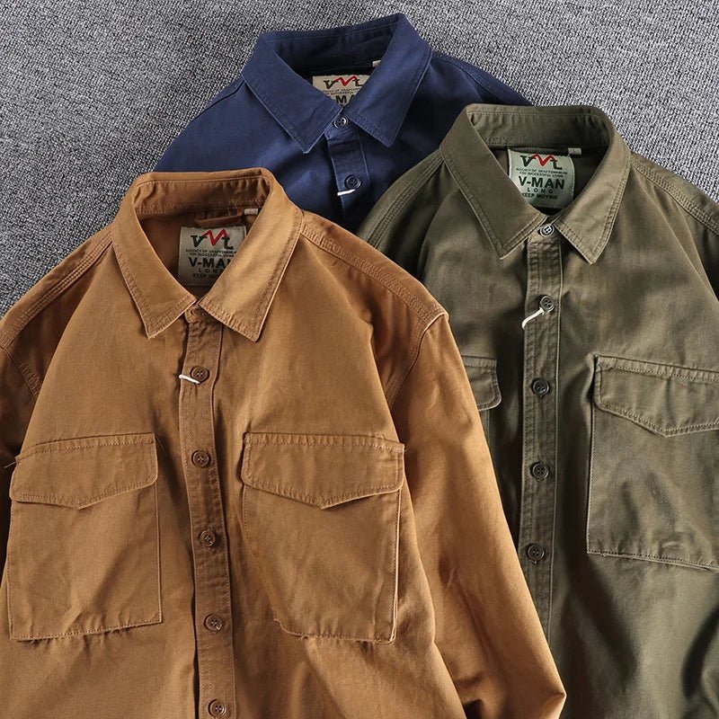 Asher | Men's Stylish Utility Shirt | Versatile