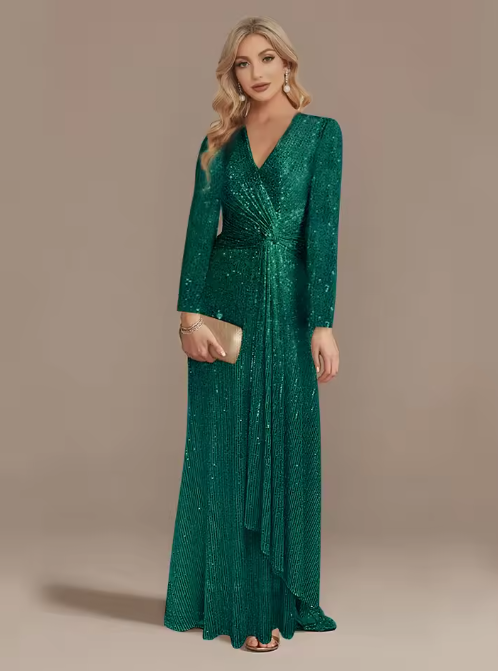 Aveline | Women's Sparkly Evening Dress | Maxi