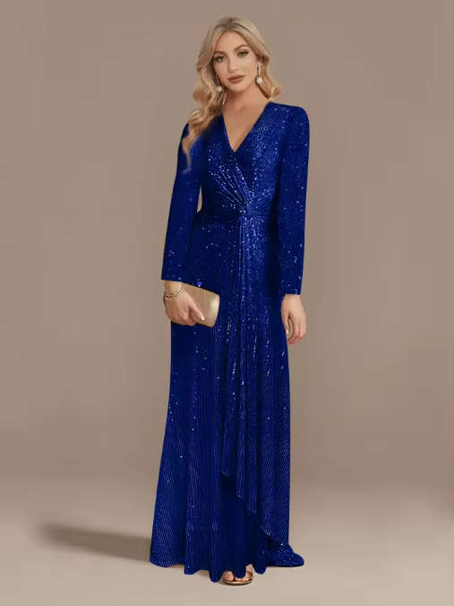 Aveline | Women's Sparkly Evening Dress | Maxi