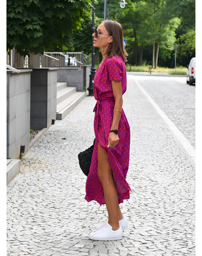 Avery's Comfortable Dress with Breathable Fabric