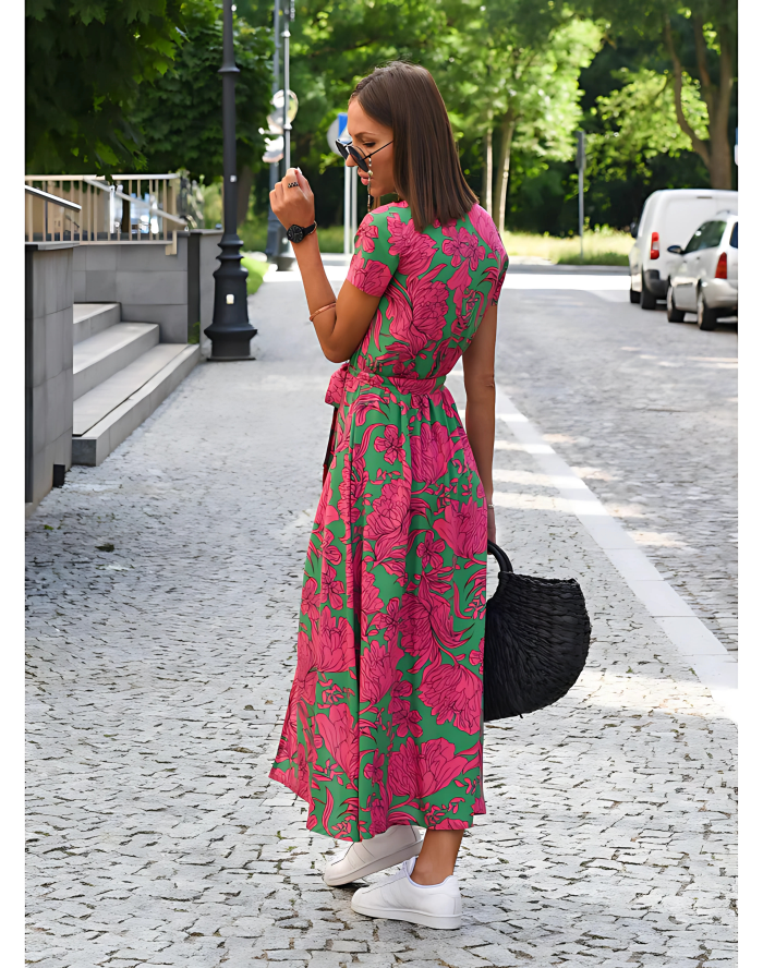 Avery's Comfortable Dress with Breathable Fabric