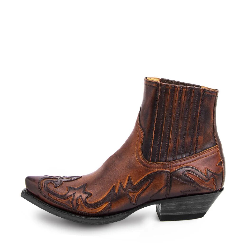 Brandon's Cowboy Boots with Distinctive Embossed Design