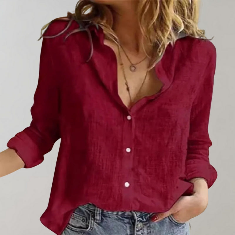 Celina | Women's Summer Long Sleeve Casual Shirt