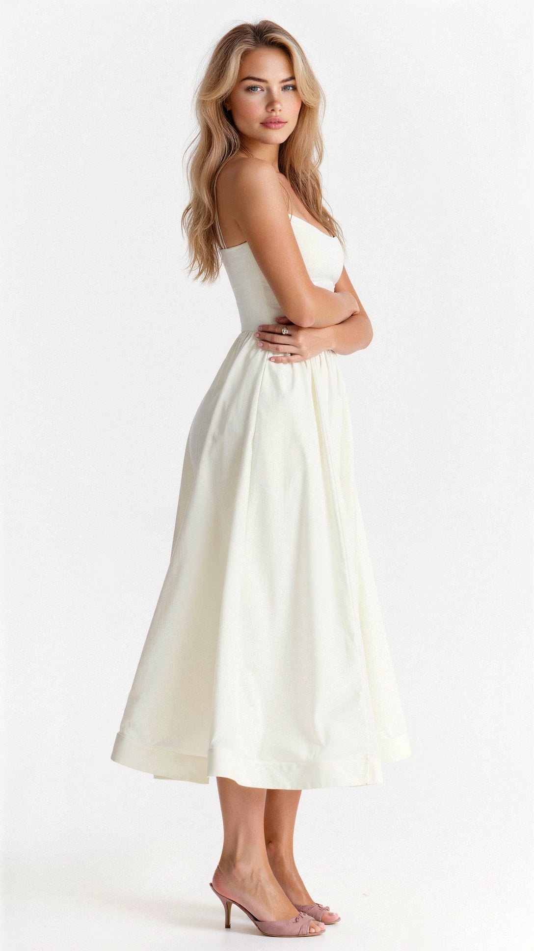 Chloe | Women's Summer Elegant A-Line Dress | Midi