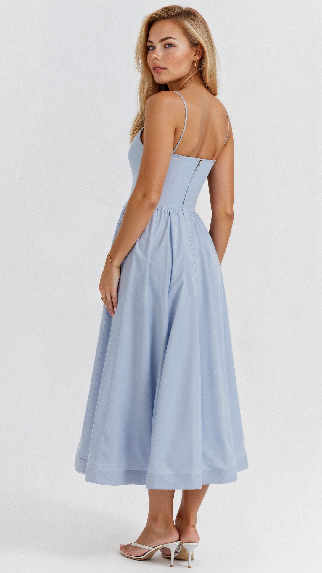 Chloe | Women's Summer Elegant A-Line Dress | Midi