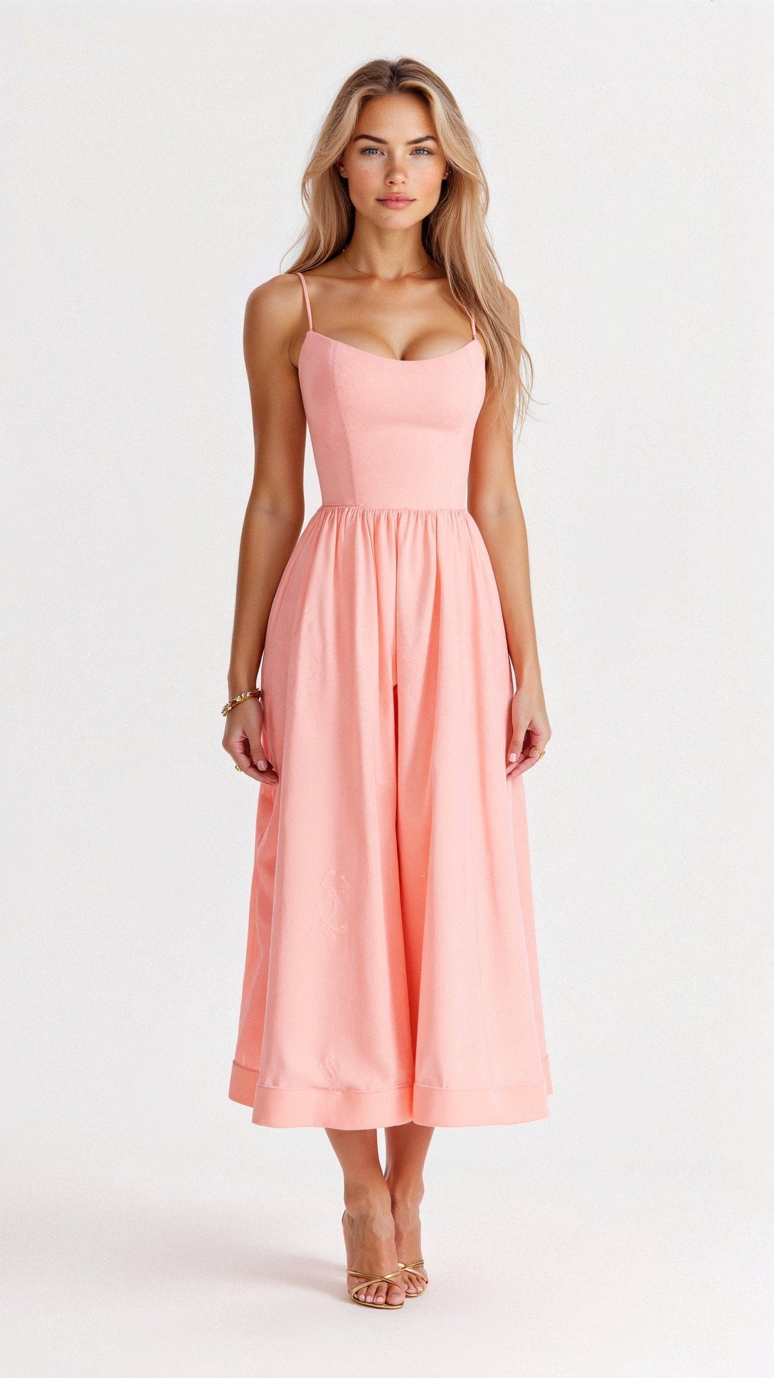 Chloe | Women's Summer Elegant A-Line Dress | Midi