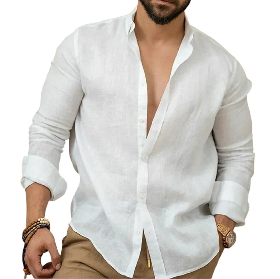 Dorian | Men's Summer Long Sleeve Casual Shirt