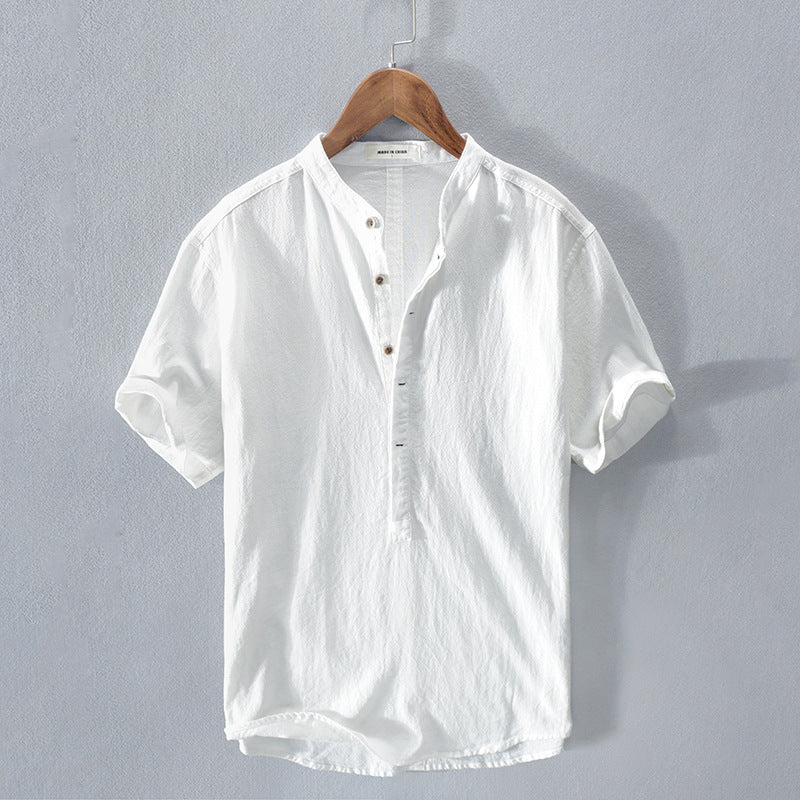 Elliot's Casual Polo Shirt with Relaxed Buttoned Placket
