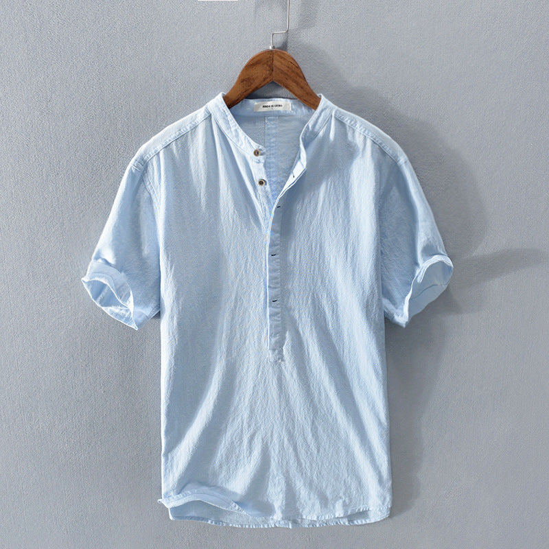 Elliot's Casual Polo Shirt with Relaxed Buttoned Placket