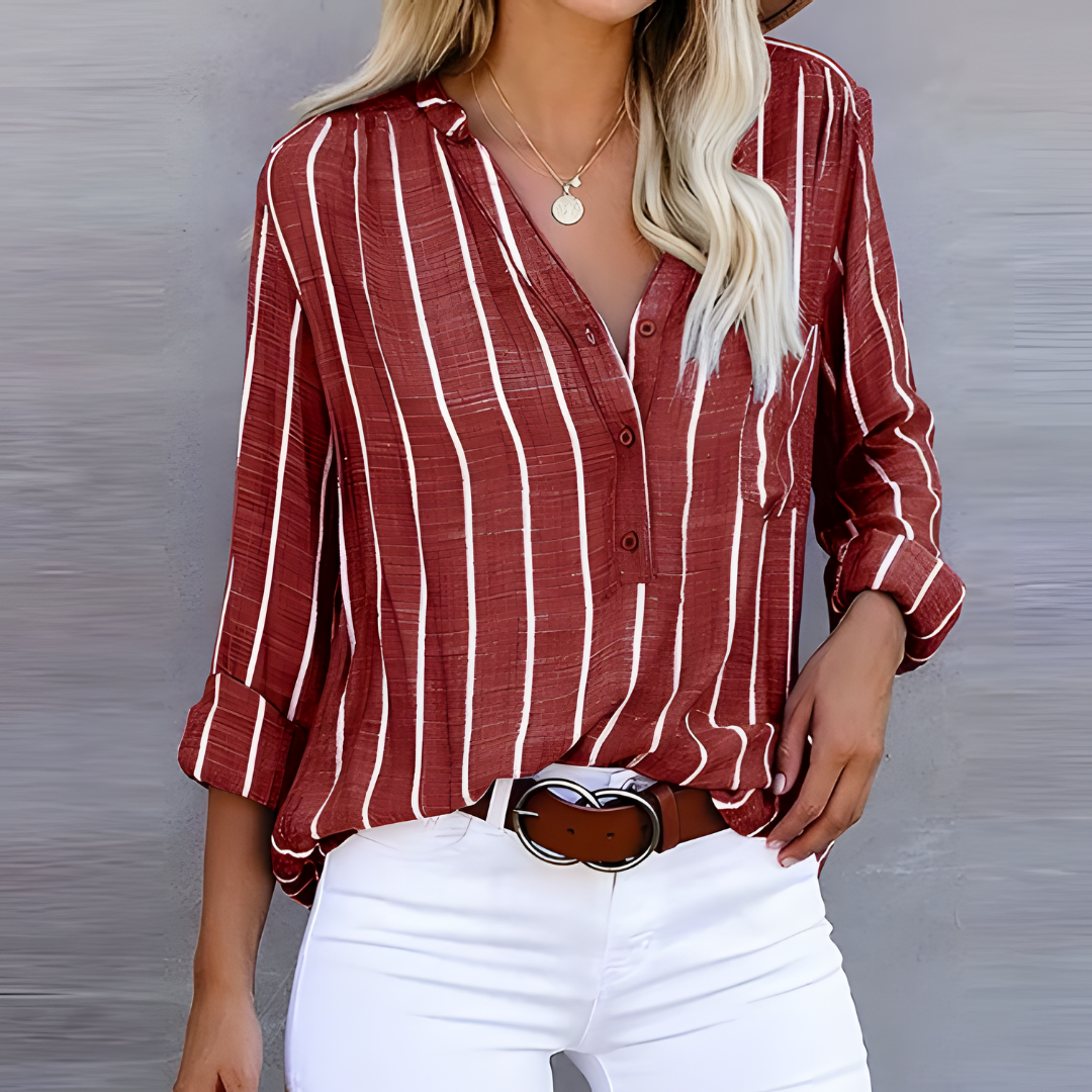 Emmanuelle | Women's Long Sleeve Shirt | Casual Top