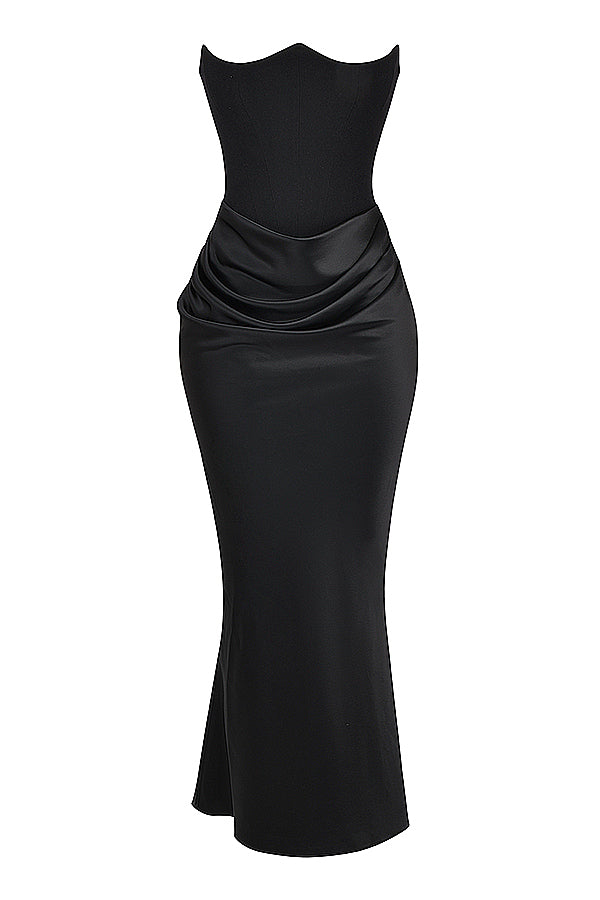Evangeline | Women's Strapless Corset Dress | Maxi
