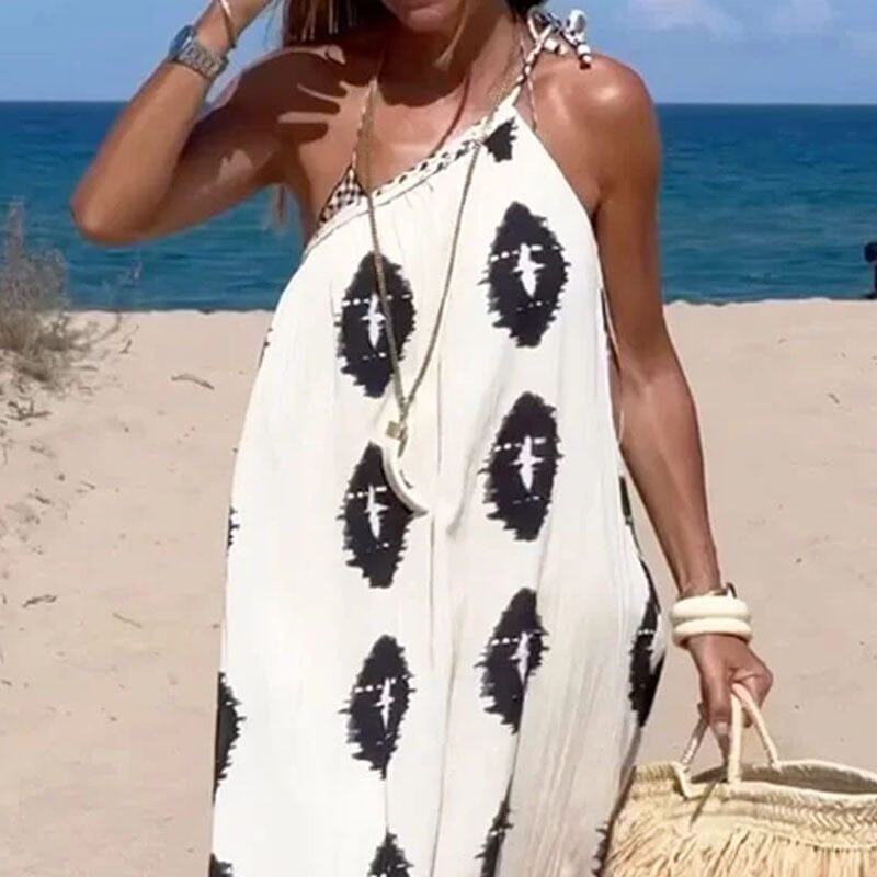 Gabrielle | Women's One Shoulder Beach Dress | Maxi