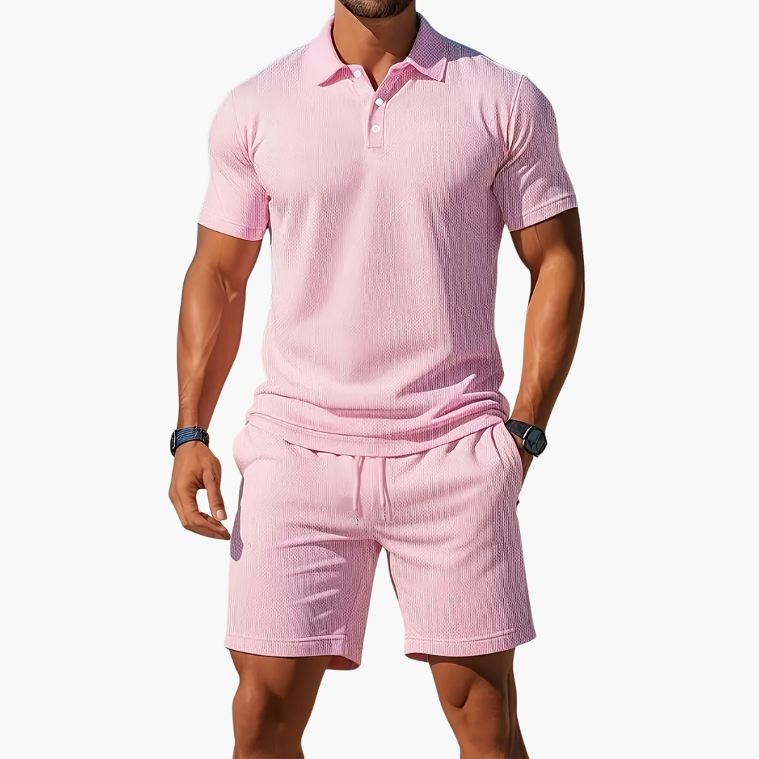 Harrison | Men's Classic Summer Polo Set | Two-Piece