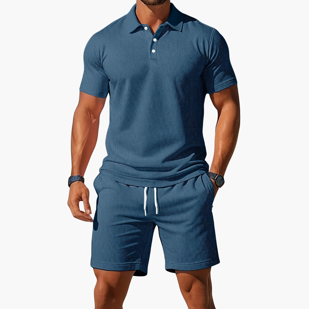 Harrison | Men's Classic Summer Polo Set | Two-Piece