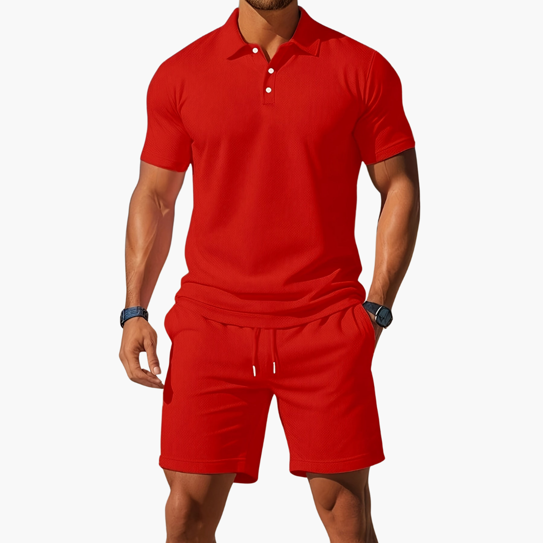 Harrison | Men's Classic Summer Polo Set | Two-Piece