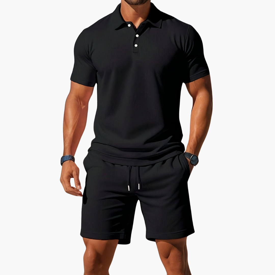 Harrison | Men's Classic Summer Polo Set | Two-Piece