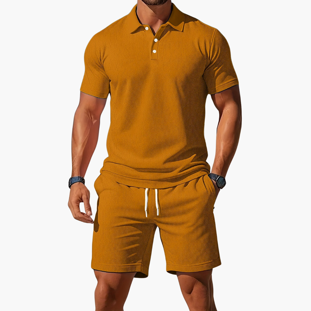 Harrison | Men's Classic Summer Polo Set | Two-Piece