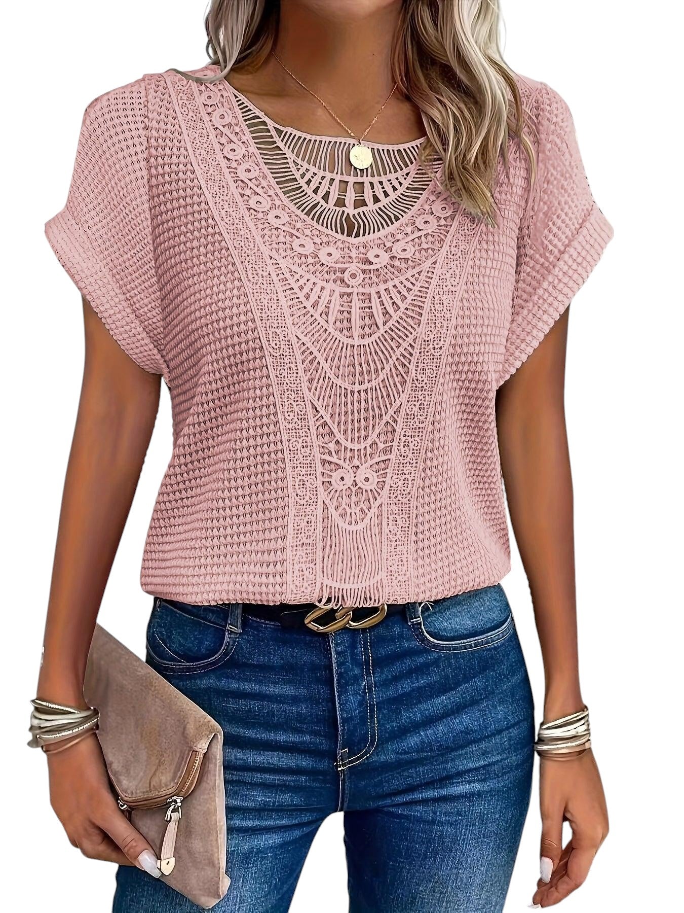 Helena | Women's Summer Short Sleeve Knit Shirt