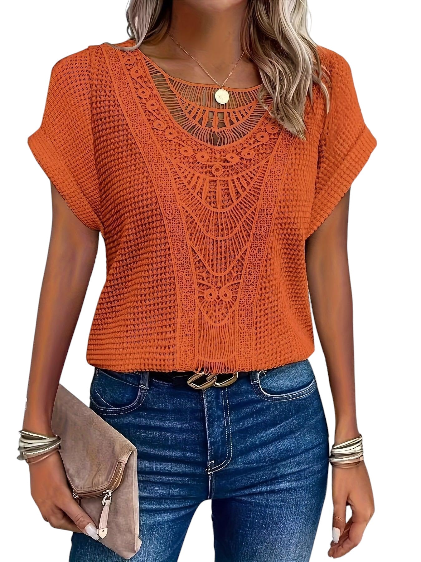 Helena | Women's Summer Short Sleeve Knit Shirt