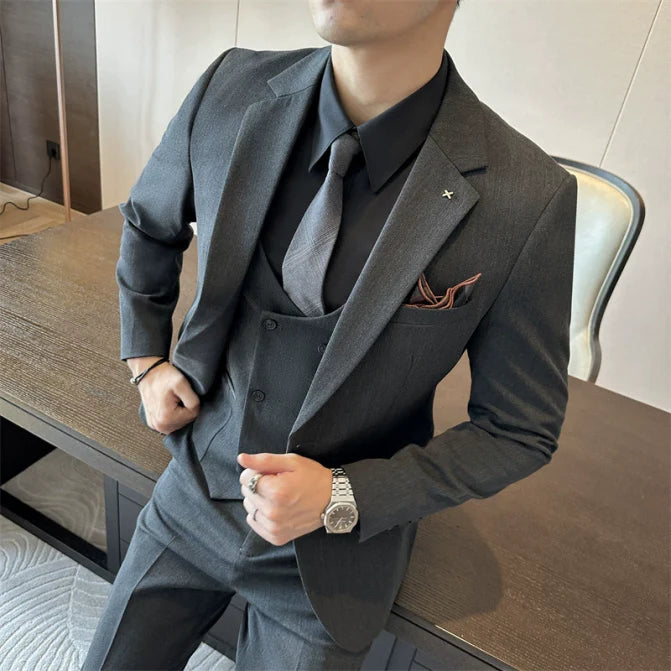Jamie | Men's Business Suit | Tailored Three Piece Set