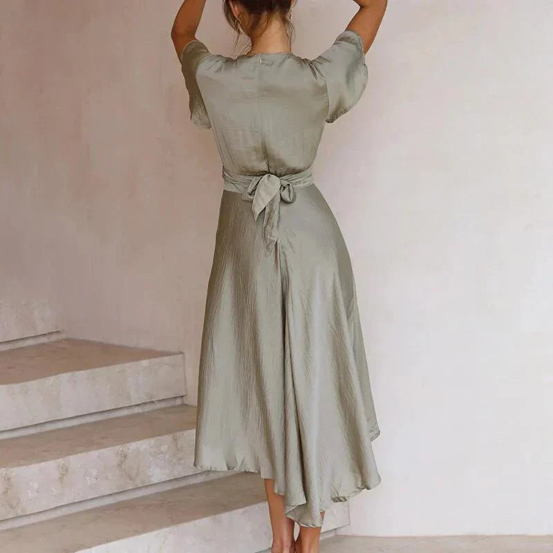 Juliana | Women's Wrap Midi Dress