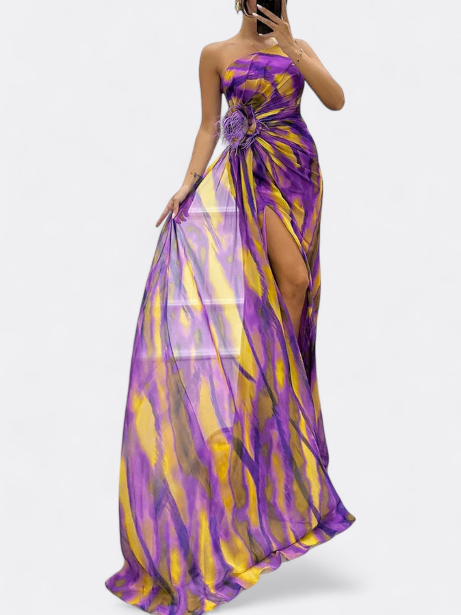 Katniss | Women's Vibrant Floral Maxi Dress | Summer