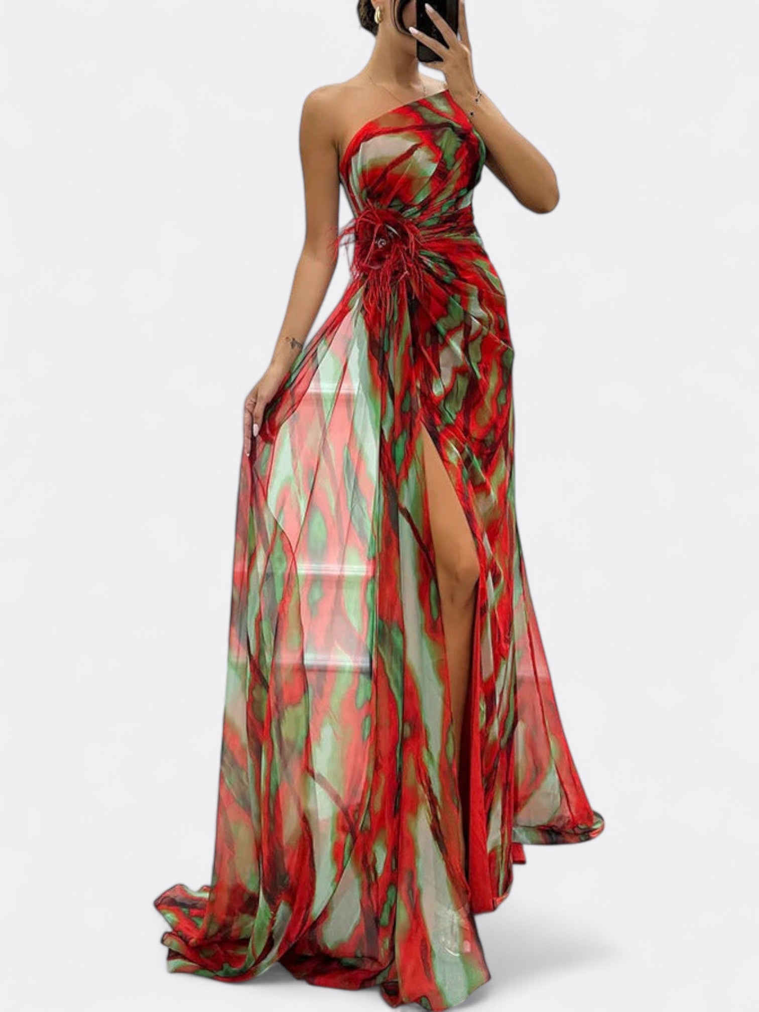 Katniss | Women's Vibrant Floral Maxi Dress | Summer