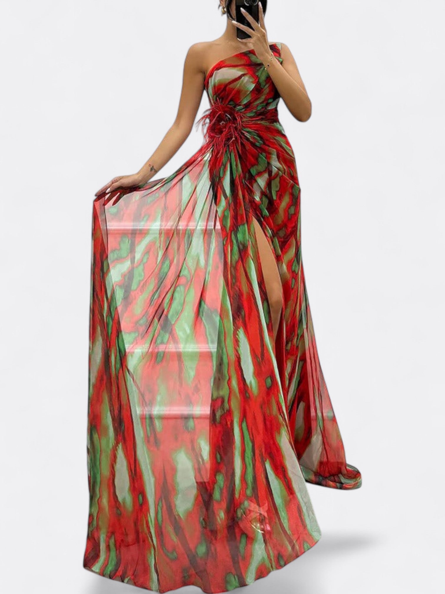 Katniss | Women's Vibrant Floral Maxi Dress | Summer