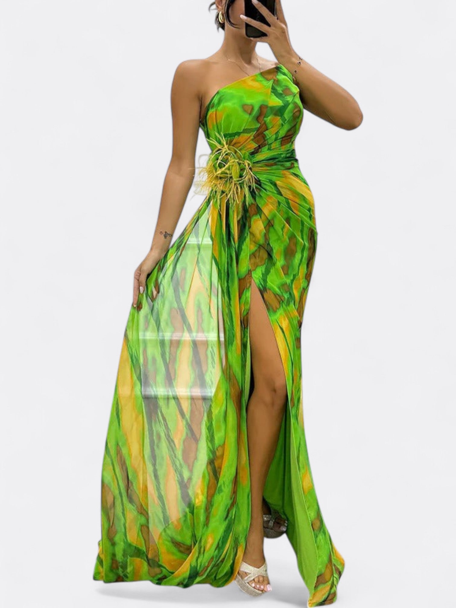 Katniss | Women's Vibrant Floral Maxi Dress | Summer