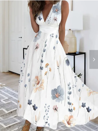 Layla | Women's Summer Floral Dress | Maxi