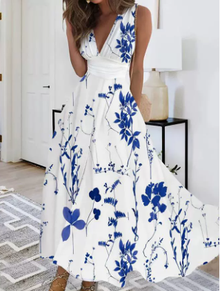 Layla | Women's Summer Floral Dress | Maxi