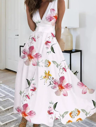 Layla | Women's Summer Floral Dress | Maxi