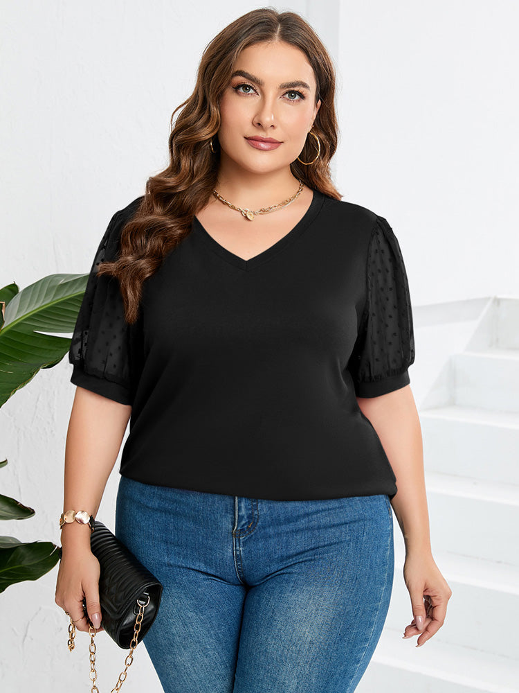Leona | Women's Summer Casual Puff Sleeve T-Shirt