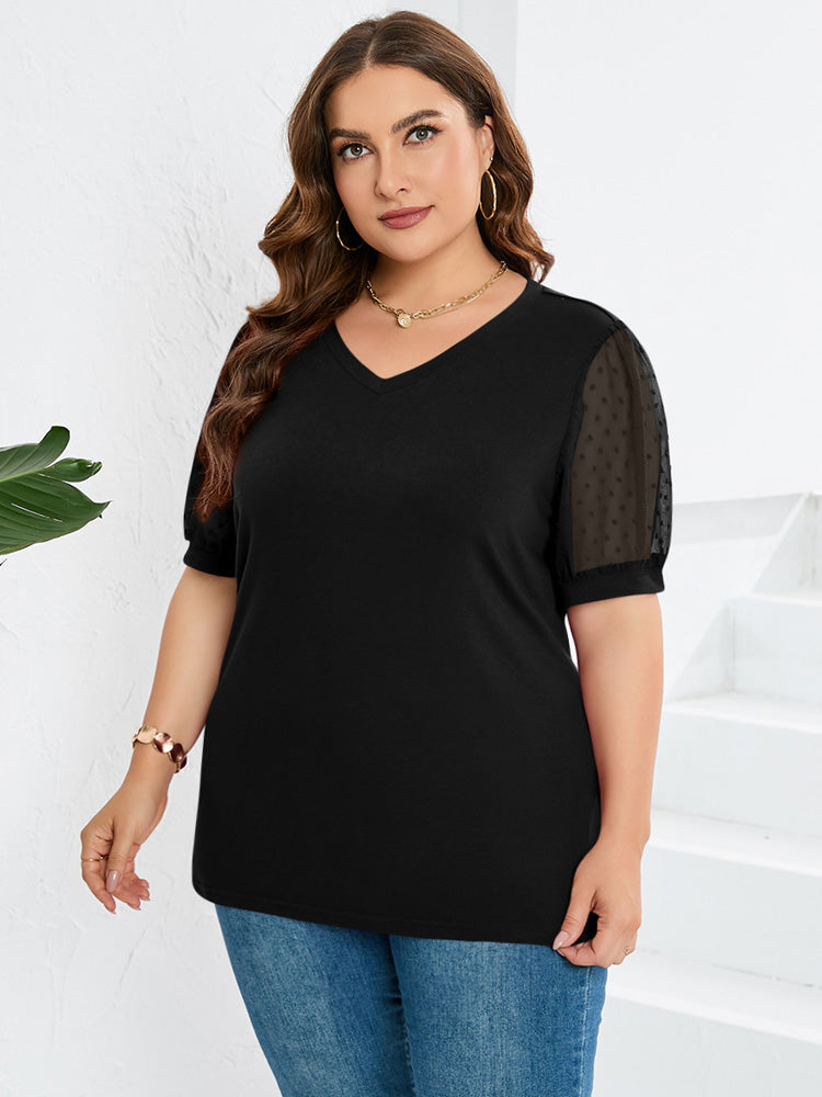 Leona | Women's Summer Casual Puff Sleeve T-Shirt